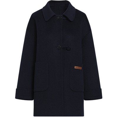 KBNE【全羊毛】双面呢子大衣女装毛呢外套小个子长款气质秋冬新款