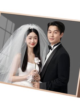 婚纱照相框摆台加洗照片