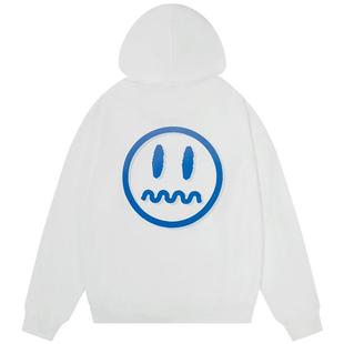 BEASTER鬼脸潮牌连帽重磅卫衣情侣装秋季国潮外套帽衫男