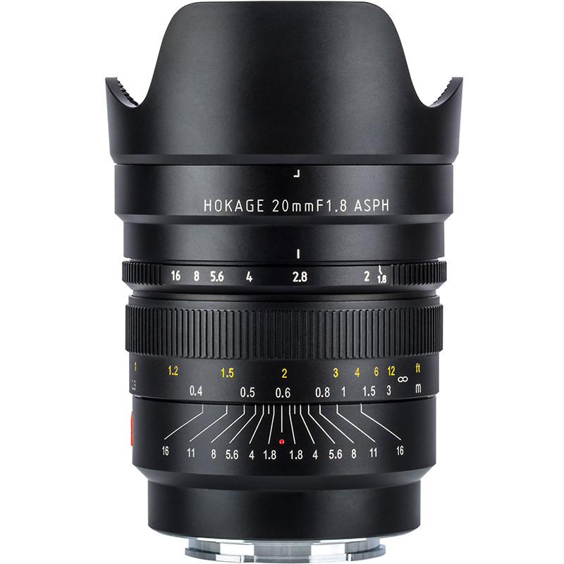 唯卓仕20mmF1.8全画幅广角镜头