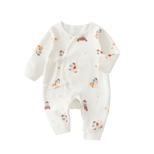 新生婴儿衣服秋季纯棉连体衣初生马年满月宝宝婴幼儿0到3个月a类6