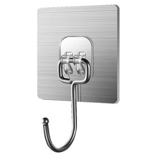 挂钩强力粘胶厨房免打孔承重门后一排墙壁连排无痕贴墙钥匙架粘钩