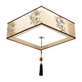 新中式卧室灯吸顶灯简约书房间灯可换灯泡灯宋式美学灯具广东中山