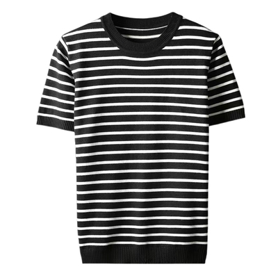 YUXIAN海魂衫纯棉圆领针织短袖