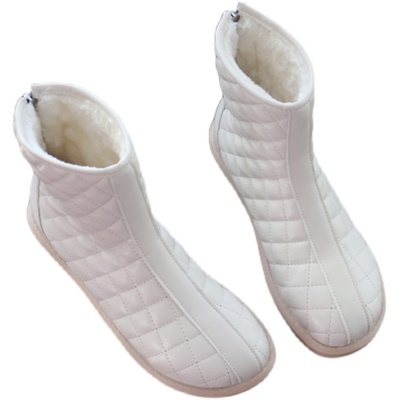 软底文艺女靴韩版加绒平底短靴女