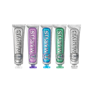 Marvis玛尔仕意大利进口薄荷牙膏5支套装 清新口气亮白呵护牙龈