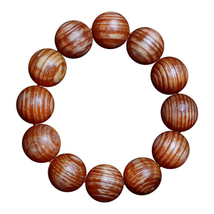 东北沉香松明子琥珀木血龙木108颗佛珠手串颗颗顺纹高透文玩饰品