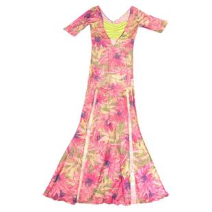 女神的新衣肚皮舞服装2024新款套女性感印花民俗风袍子演出服T016