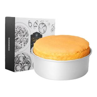 三能烘焙戚风阳极活底模4 5 6寸8 10 12寸14 16 18寸圆形蛋糕模具