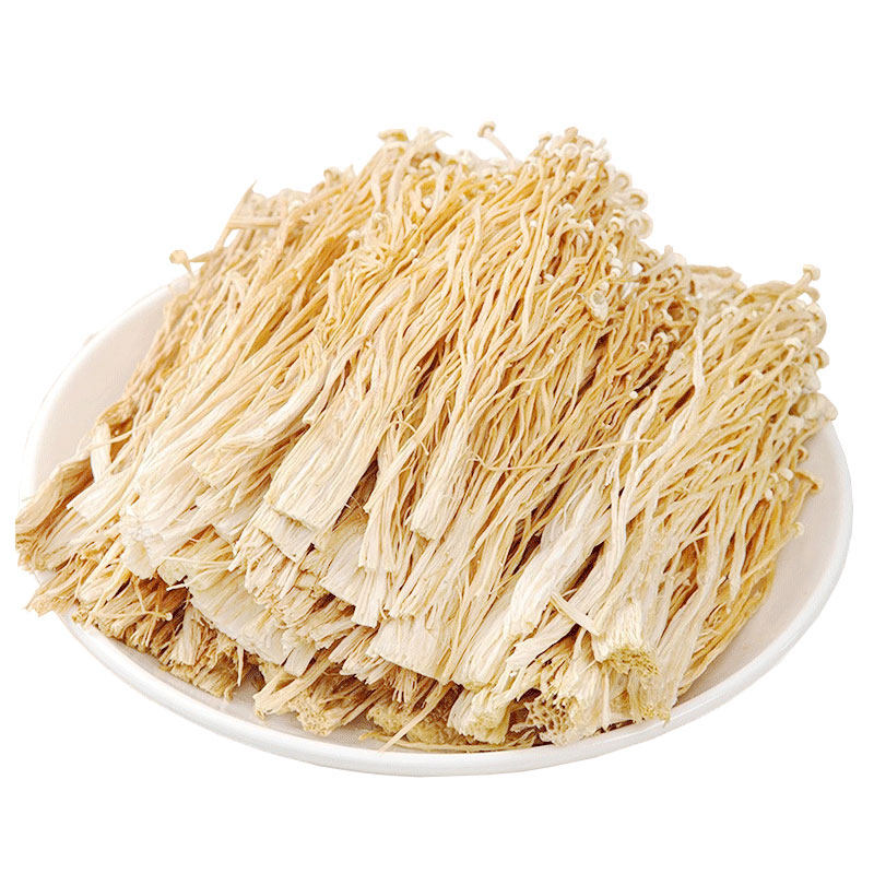 商用特选级金针菇干货2025年古田500g包邮剪根未开伞白金针香菇