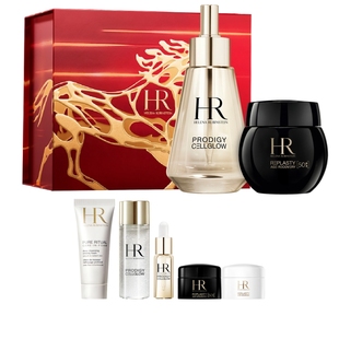 【情人节礼物】赫莲娜黑绷带面霜50%玻色因溶液精华油套装抗老