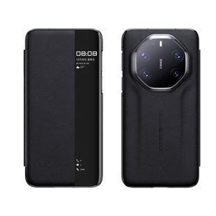 【官方同款】Karenburton适用华为mate80rs手机壳新款80RS非凡大师智能视窗翻盖保护套全包防摔超薄真皮外壳