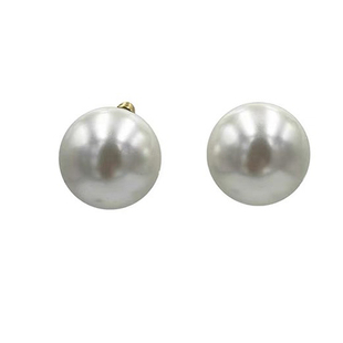 「施家珍珠」fever同款珍珠耳饰蚊香盘耳夹无耳洞简约女耳钉耳环