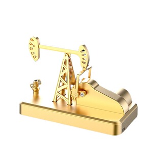 工厂定制商务送礼办公室钻井磕头抽油机金属摆件送领导客户礼物