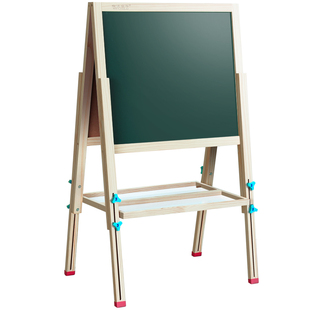 儿童无尘画画板家用支架式磁性写字板小学生双面小黑板白板画架
