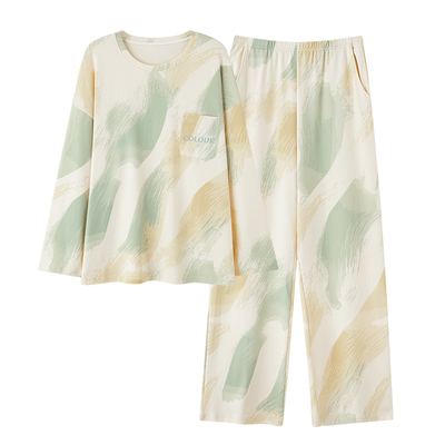 【芬腾】100%棉睡衣女2026新款春