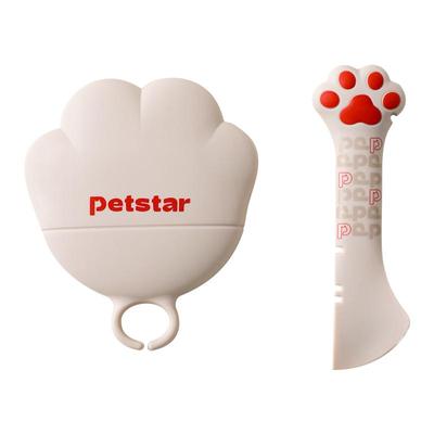 【petstar_宠物开罐器】猫咪罐头密封盖狗湿粮挖勺保鲜硅胶盖子