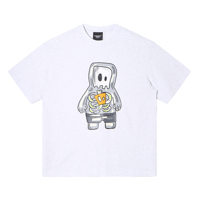 Dangerouspeople薛之谦dsp美式趣味印花潮酷宽松百搭圆领短袖T恤