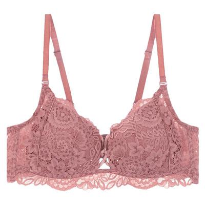 歌力诺大胸显小无钢圈收副乳文胸