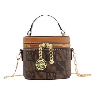 儿童斜挎包包网红女童配饰公主单肩包小女孩圆筒手拎包宝宝零钱包