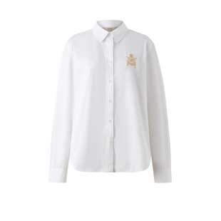 【100%棉】Eland衣恋衬衫女休闲翻领正肩挺括上衣2025冬季新款