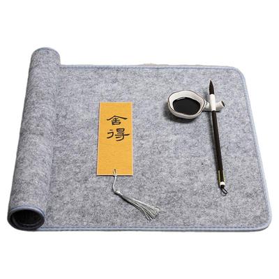 加厚毛毡垫书画毛笔练字书法专用羊毛毡垫写毛笔字垫的毛毡布书画布毡书法用品桌布文房四宝国画毛毡垫布画毡