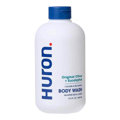 Huron-柑橘檀香深层清洁除臭清爽舒缓保湿提神无硫酸盐男士沐浴露