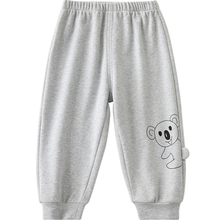 婴儿裤子春秋冬儿童休闲裤冬装幼儿男女童外穿加绒屁屁裤宝宝长裤