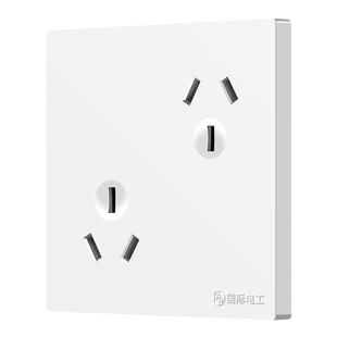 六孔插座面板多孔家用86型57810五七八十3孔三插双三孔10a电源6孔