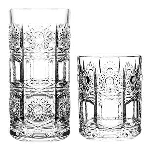 捷克进口BOHEMIA水晶玻璃XO威士忌杯烈酒洋酒杯果汁杯水杯子套装