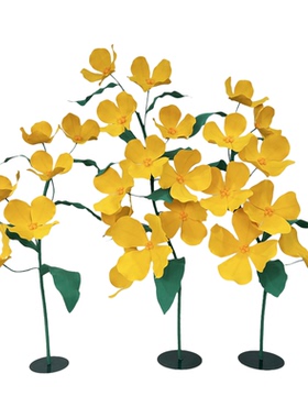 仿真巨型桂花造景秋季美陈假花