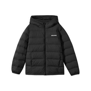 斯凯奇outlets男女童轻薄短款羽绒服冬季童装儿童三防羽绒外套