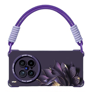 适用vivoX300pro手机壳X300保护x200套ultra新款s叉x100的mini女+十外壳vivo后viv0硅胶高级感斜挎可背挂绳