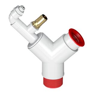 洗菜盆下水管三头通厨房水槽洗碗机洗衣机排水防返臭y型斜分流器