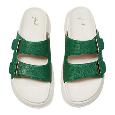 厚底沙滩凉鞋一字带休闲凉拖鞋