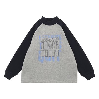 男童打底衫韩版加厚内搭插肩袖T