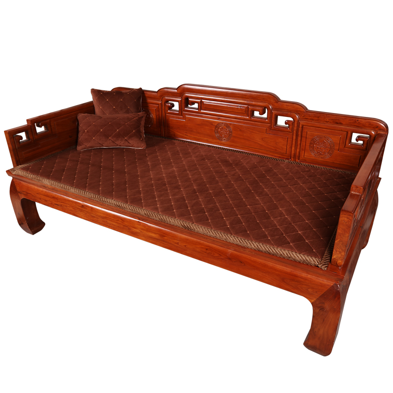 新中式红木沙发垫冬季防滑实木沙发座垫罗汉床坐垫加厚木沙发坐垫