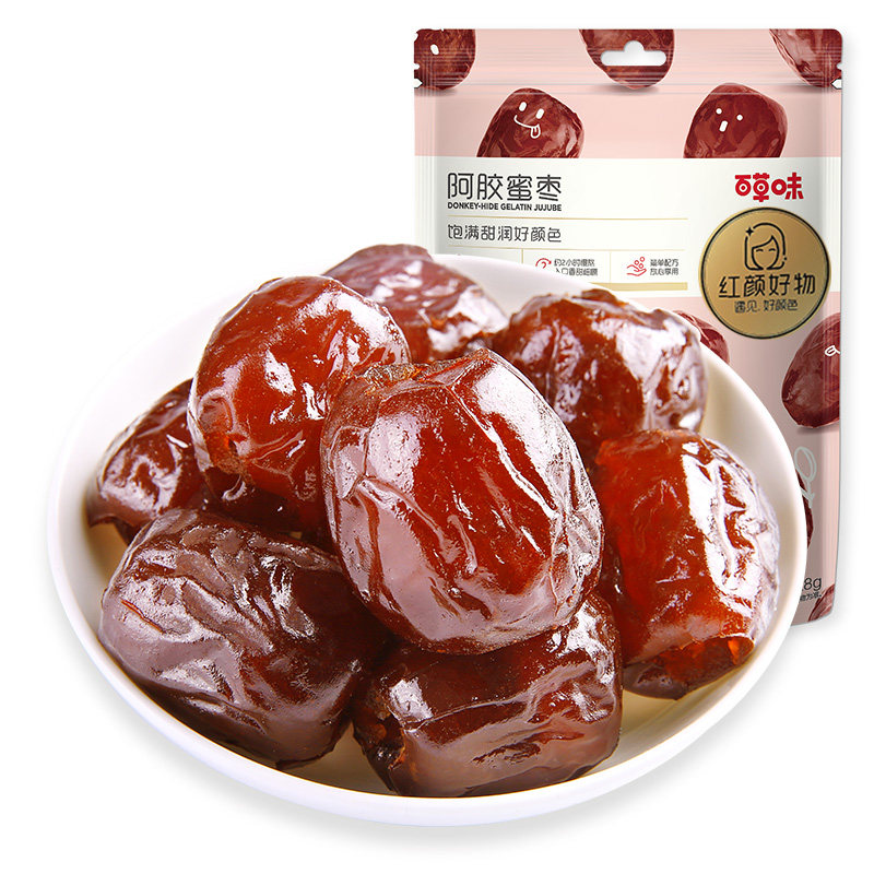 BE&CHEERY/百草味阿胶蜜枣228g