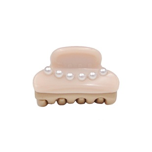 日韩法式珍珠款中小号半扎发刘海小发抓夹旺多姆金公主头小发爪卡