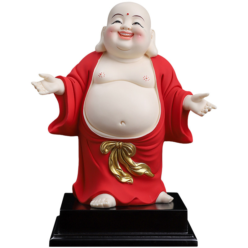 陶瓷大肚笑佛弥勒佛佛像摆件送礼