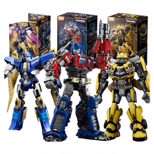 正版布鲁可积木人变形金刚超越版飞翼擎天柱电影3布鲁克男孩玩具