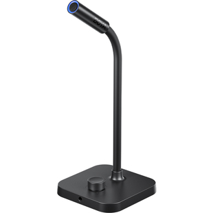 BOYA博雅鹅颈电容麦克风电脑台式笔记本会议游戏直播usb桌面话筒