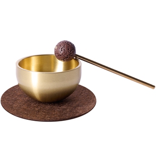 Dr.Wong迷你颂钵 精油香薰扩香工位摆件手工钵音疗静心冥想送礼