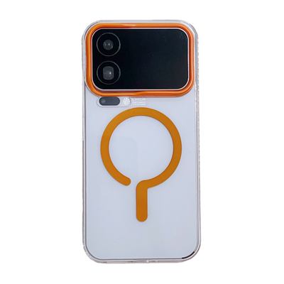 适用小米17超薄透明问号磁吸硬壳