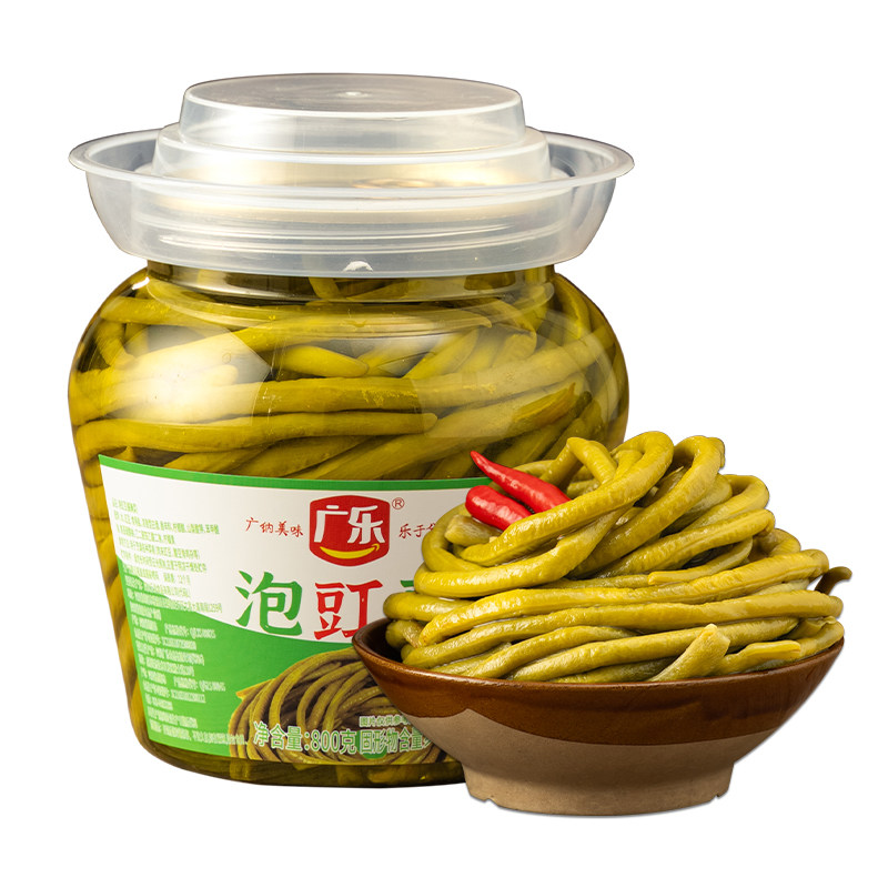 酸豆角整根800g大瓶装下饭菜