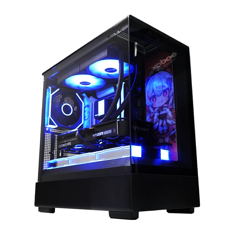 英特尔i5 14600KF/微星B760M/RTX5060设计游戏电脑主机 13600KF