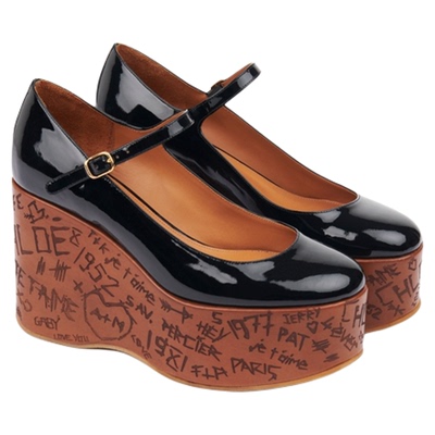 Chloe蔻依 25秋季新款MAXIME 坡跟单鞋