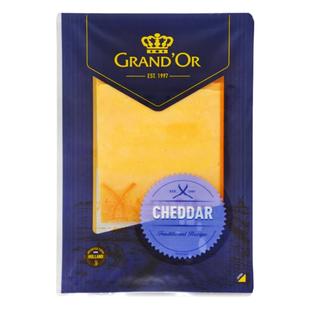 进口格兰特红车达干酪片原制切达芝士片汉堡三明治奶酪片160g