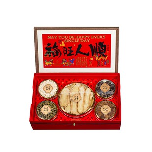福旺人顺西洋参礼盒装鹿茸石斛送礼长辈父母新年过年过节货礼品