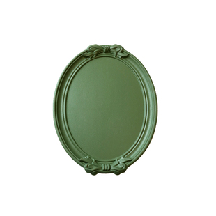 莫兰迪色蛋糕托盘 蝴蝶结提手出餐盘 甜品台点心面包盘冷餐茶歇盘